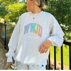 Gray Oversized Boxy Sweatshirt